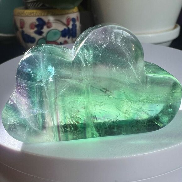 Rainbow Fluorite‎ Crystal Cloud (#1) - Picture 3 of 11